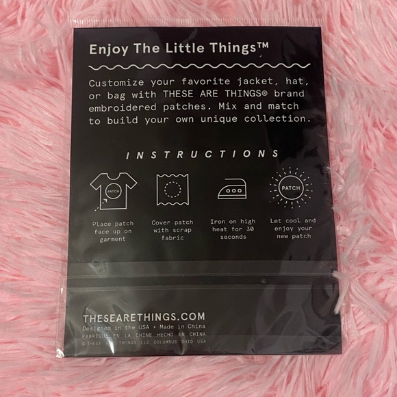 🖤3/$15🖤 These Are Things | Adventure Awaits Iron-On Embroidered Patch - Picture 2 of 2